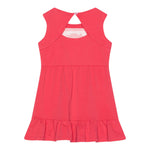 Guess Abito Giromanica Tinta Unita con Logo E Culotte per Neonata A5GK06K6YW4 FRAGOLA GUESS 