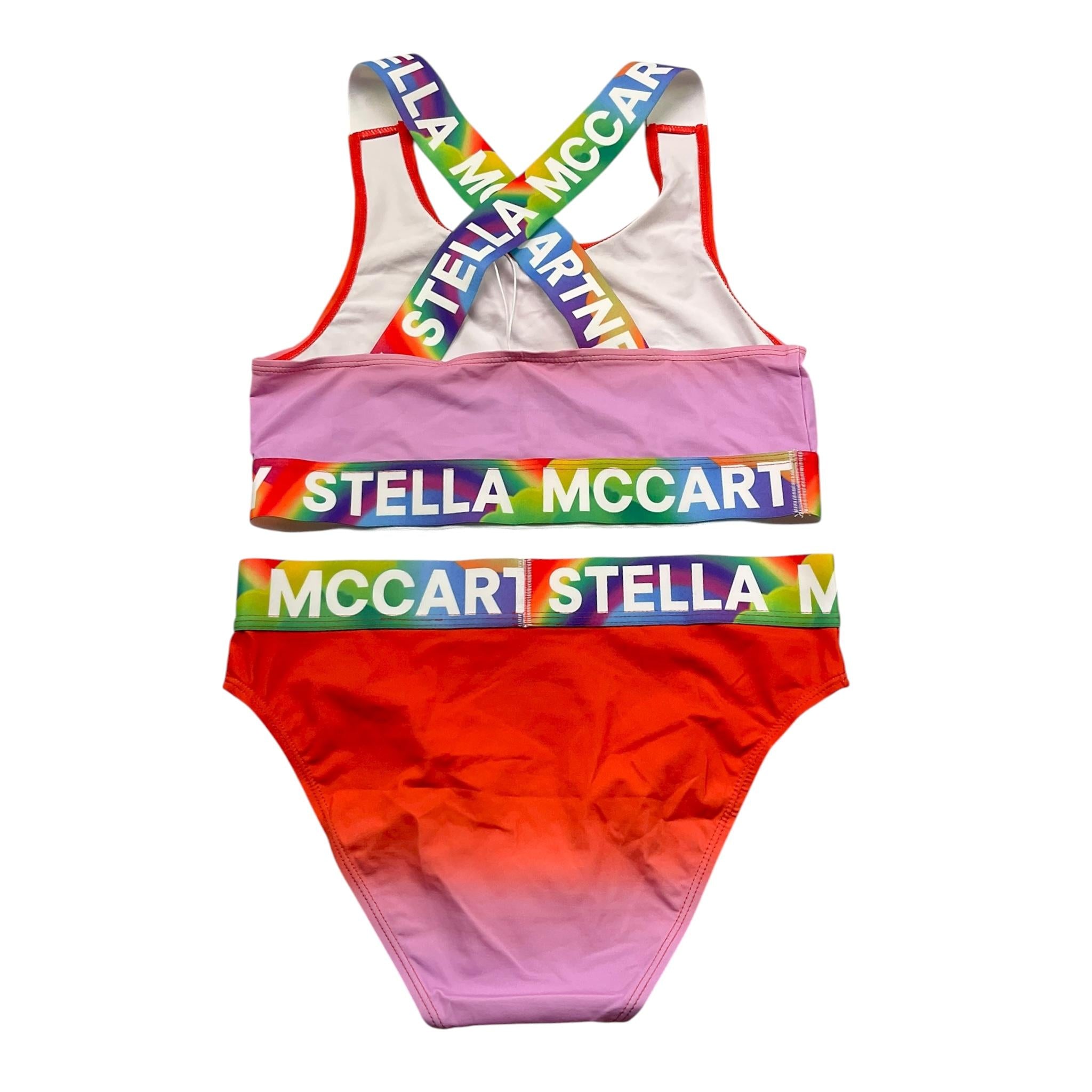 Stella Mccartney Costume 2 Pezzi Fascia-Slip Tinta Unita con Logo per Bambina TUCA95Z17777 MULTICOLOR STELLA McCARTNEY 