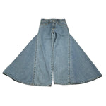 John Richmond Jeans Tinta Unita con Girovita Regolabile per Bambina RGP26092JE AZZURRO JOHN RICHMOND 