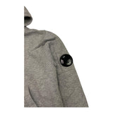 C.P. COMPANY felpa chiusa con cappuccio tinta unita Grigio per Bambino 15CKSS018A GRIGIO C.P. COMPANY 