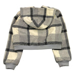 TWINSET giubbino tricolore fantasia a quadri con zip Grigio per Bambina 242GJ2261 GRIGIO TWINSET 