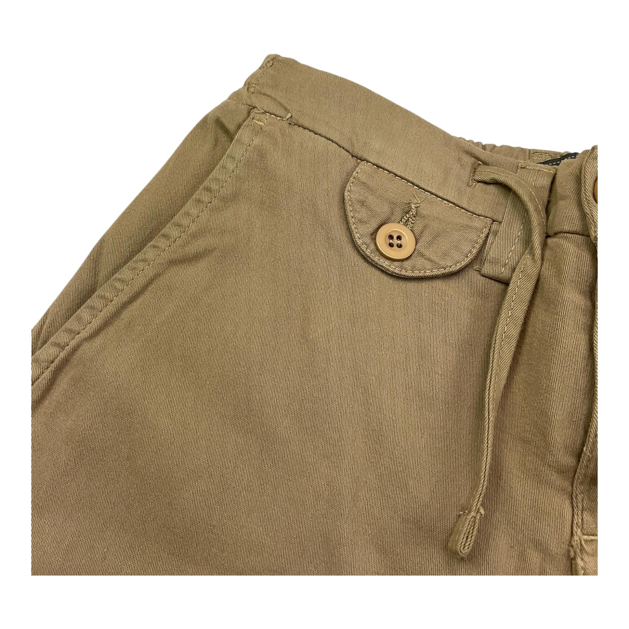 Dan John Bermuda Tinta Unita con Elastic In Vita per Bambino BMD5102J BEIGE DAN JOHN 