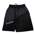 Sprayground Bermuda Tinta Unita con Elastico In Vita per Bambino SPY803CHECK NERO SPRAYGROUND 