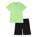 John Richmond Completo 2 Pezzi T-Shirt-Bermuda Bicolore per Neonato RBP25008CJXN VERDE JOHN RICHMOND 