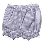 Ilfarobimbi Coulotte Tinta Unita con Fantasia A Righe per Neonata IFN50350 LILLA ILFAROBIMBI 