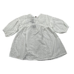 Bamboom+Babies Abito Manica Lunga Tinta Unita In Pizzo Sangallo per Neonata 816 BIANCO BAMBOOM+BABIES 