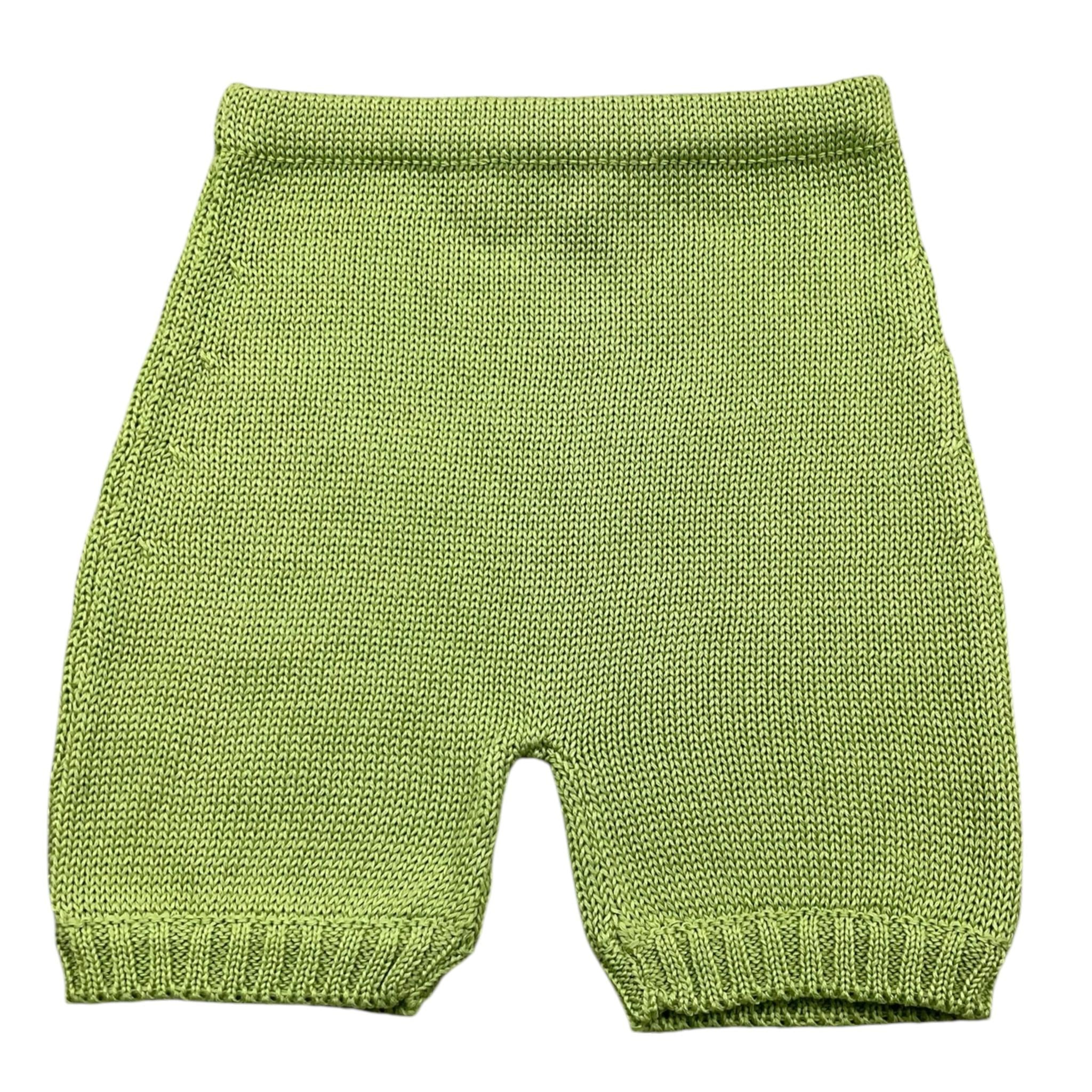 Gughelino Bermuda In Filo Tinta Unita per Neonato 5021 VERDE GUGHELINO 