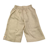 La Stupenderia Bermuda Tinta Unita con Elastico In Vita per Bambino TJBR73 BEIGE LA STUPENDERIA 
