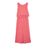 Liu Jo Tuta Tinta Unita con Frange per Bambina GA5134 SALMONE LIU JO 