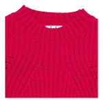 IL GUFO maglia mezzo collo tinta unita Fuxia per Neonata A24MA454EM220 FUXIA IL GUFO 