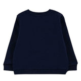 Moschino Felpa Chiusa Girocollo Tinta Unita con Stampe per Neonato MUF05U BLU MOSCHINO 