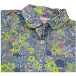 Saint Barth Abito Mezza Manica Stampa Fantasia Floreale per Bambina MSSS0001 BLU SAINT BARTH 