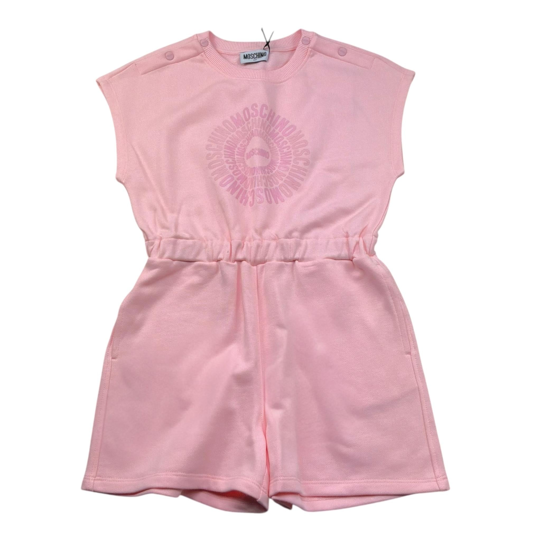 Moschino Tutina Intera Tinta Unita  per Bambina HDT00L ROSA MOSCHINO 