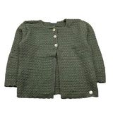 PAZ RODRIGUEZ cardigan tinta unita Verde per Neonato 001121105 VERDE PAZ RODRIGUEZ 