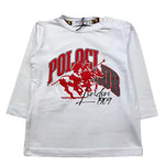 POLO CLUB LONDON shirt girocollo tinta unita con stampa Bianco per Neonato 242118 BIANCO POLO CLUB LONDON 