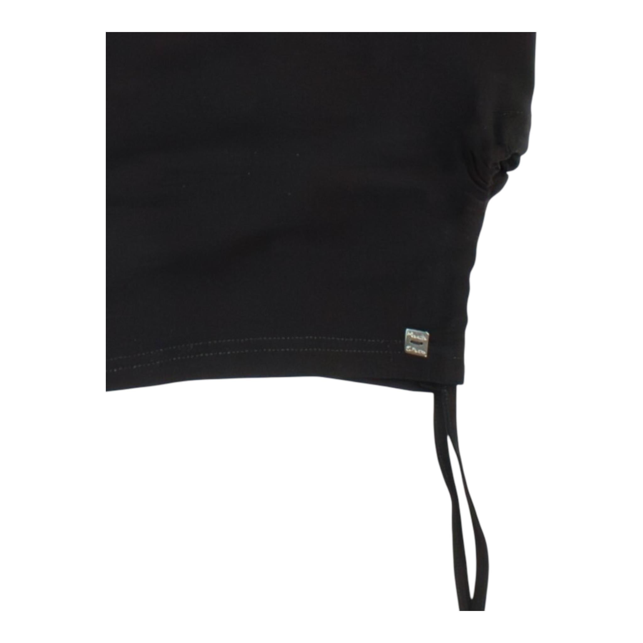 Manila Grace T-Shirt Tinta Unita Girocollo per Bambina 142TMJS25 NERO MANILA GRACE 