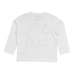 STELLA McCARTNEY shirt girocollo tinta unita con stampe in contrasto Bianco per Neonata TT8080 BIANCO STELLA McCARTNEY 