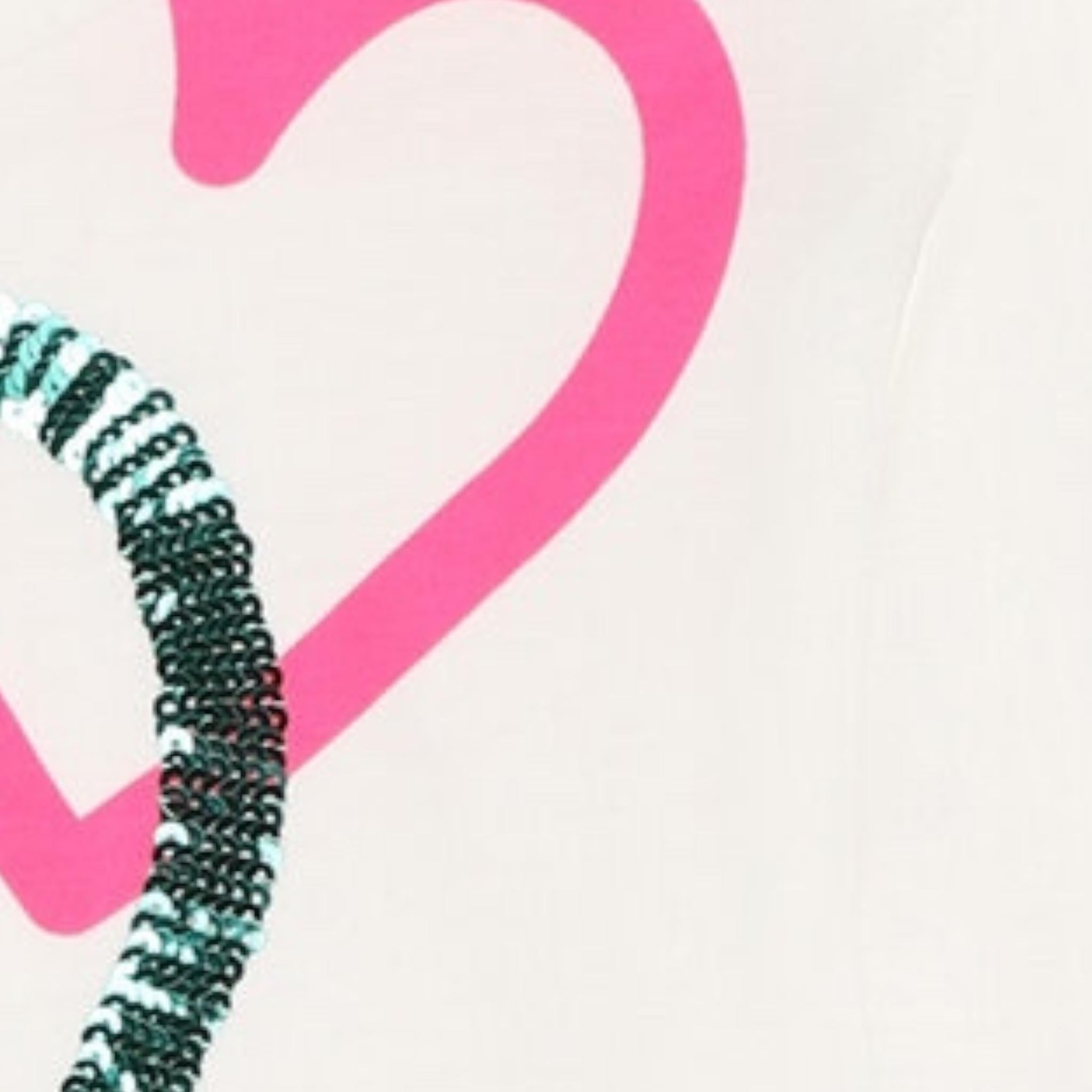 BillIEBLUSH shirt girocollo tinta unita con paillettes Bianco per Neonata U20484 BIANCO BillIEBLUSH 