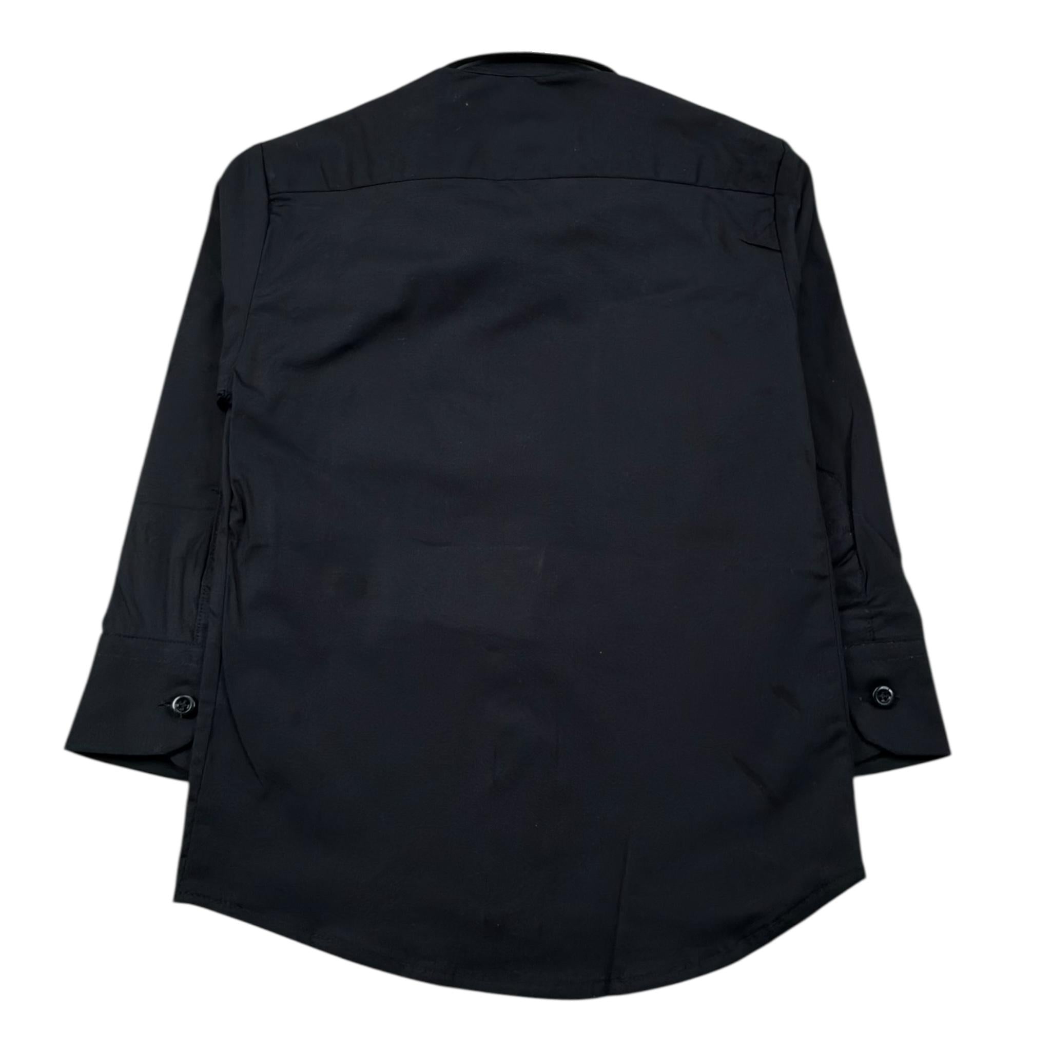 Syst Camicia Manica Lunga Tinta Unita per Bambino CB2005 NERO SYST 