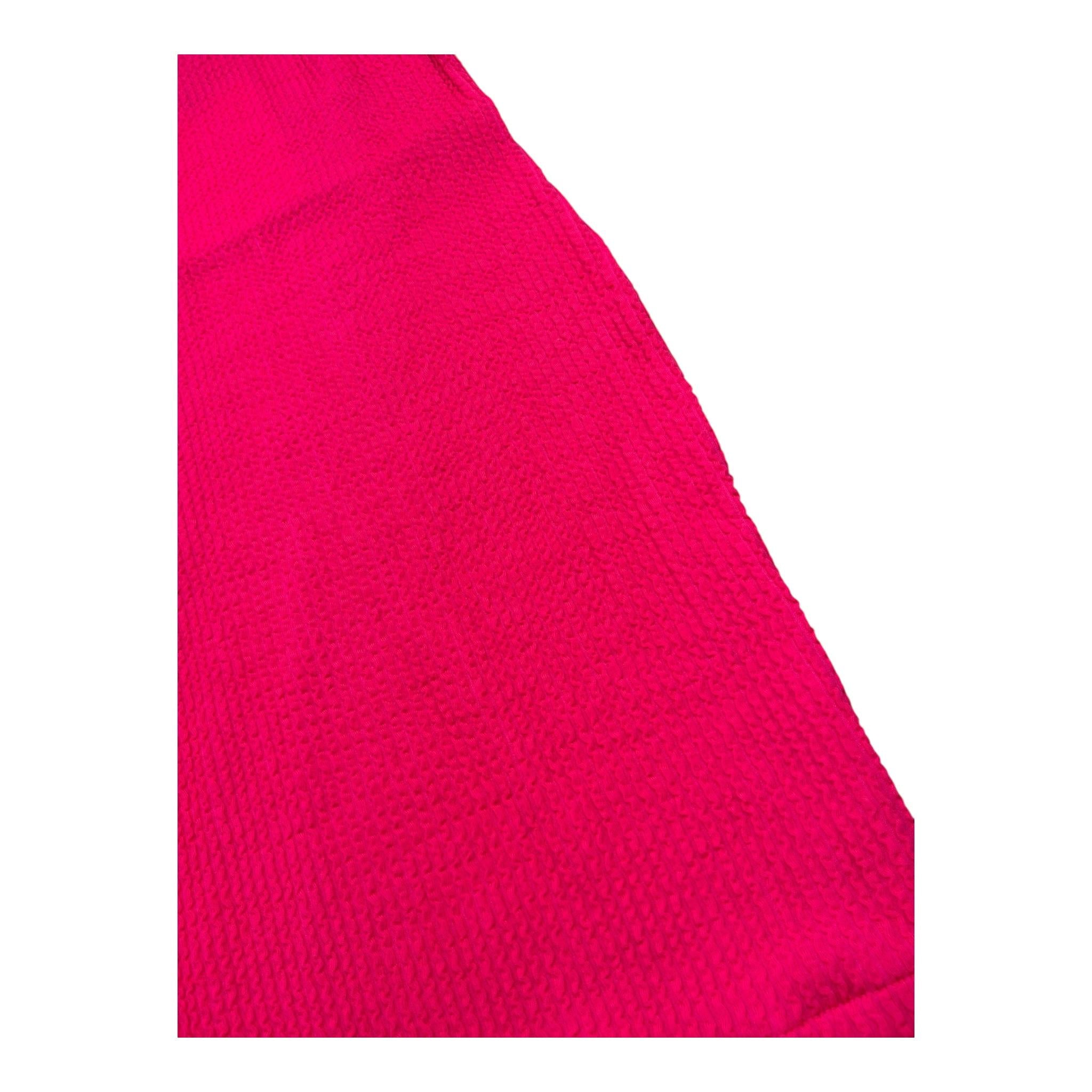F**K Abito Tinta Unita con Bretelle per Bambina FJ25G5L04DSFX FUXIA F**K 