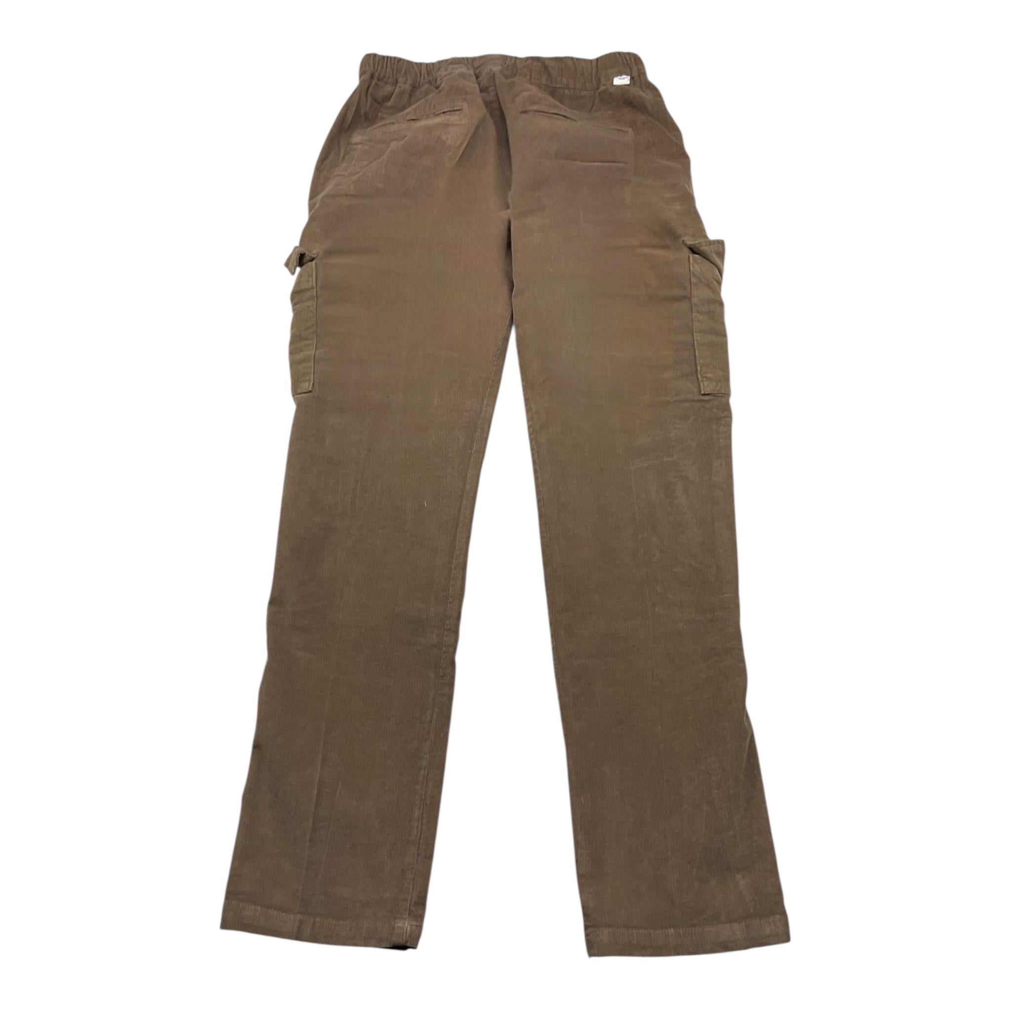 PAOLO PECORA pantalone tinta unita con elastico in vita Marrone per Bambino PP3853X MARRONE PAOLO PECORA 