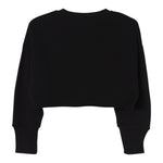 PATRIZIA PEPE felpa chiusa girocollo tinta unita cn logo Nero per Bambina 7M0871 NERO PATRIZIA PEPE 