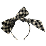 PICCOLA LUDO cerchietto fantasia quadretti Bianco/nero per Bambina BS8WA018 BIANCO/NERO PICCOLA LUDO 