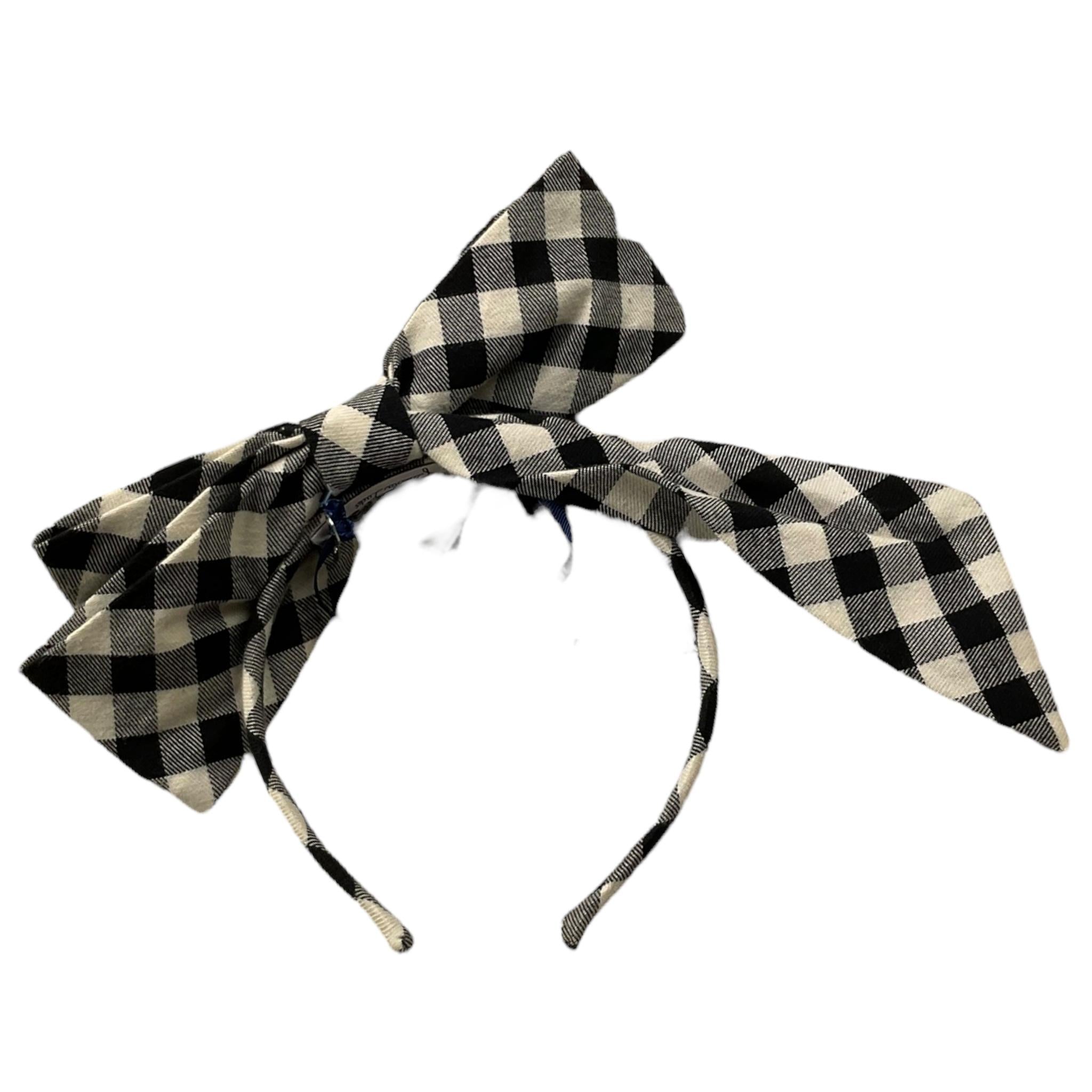 PICCOLA LUDO cerchietto fantasia quadretti Bianco/nero per Bambina BS8WA018 BIANCO/NERO PICCOLA LUDO 