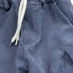 NEVER TOO pantalone tinta unita cn elastico in vita Blu per Neonato NT2185N BLU NEVER TOO 