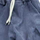 NEVER TOO pantalone tinta unita cn elastico in vita Blu per Neonato NT2185N BLU NEVER TOO 