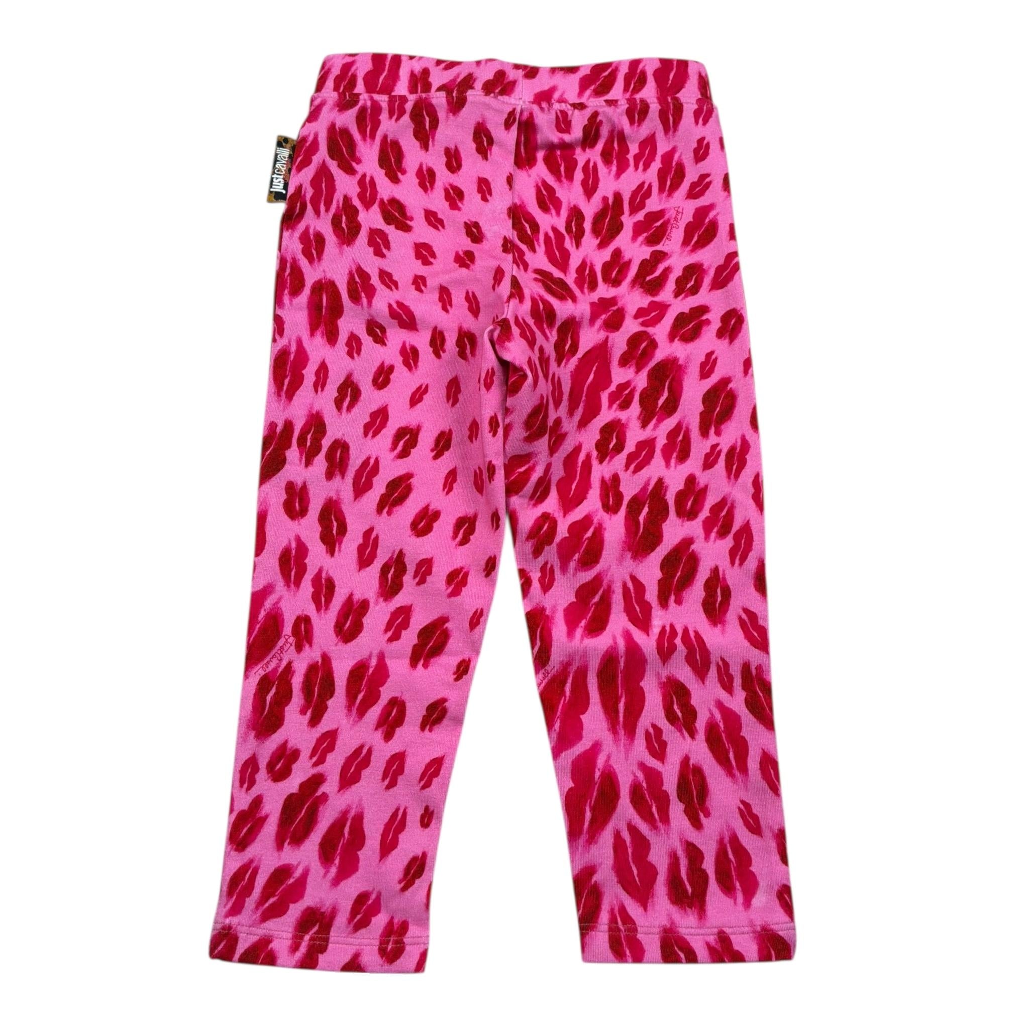 Just Cavalli Leggins Stampa Fantasia con Stampa Baci per Neonata JIP26023LE ROSA JUST CAVALLI 