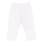 Trussardi Pantalone Tinta Unita con Elastico In Vita per Bambino TIP25060PAXXJ BIANCO TRUSSARDI 