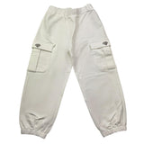 Liu Jo Pantalone Tuta Tinta Unita con Tasconi per Neonata KA5089N BIANCO LIU JO 