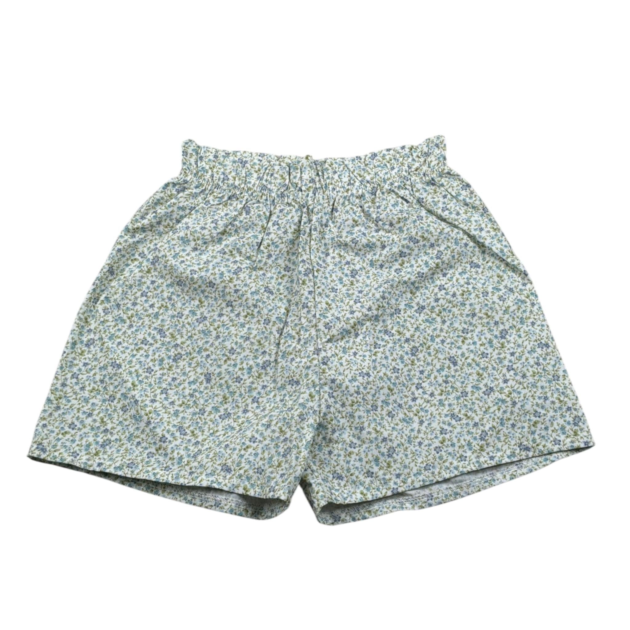 Magil Short Fantasia Floreale con Elastico In Vita Bianco per Bambina FN25078 BIANCO MAGIL 