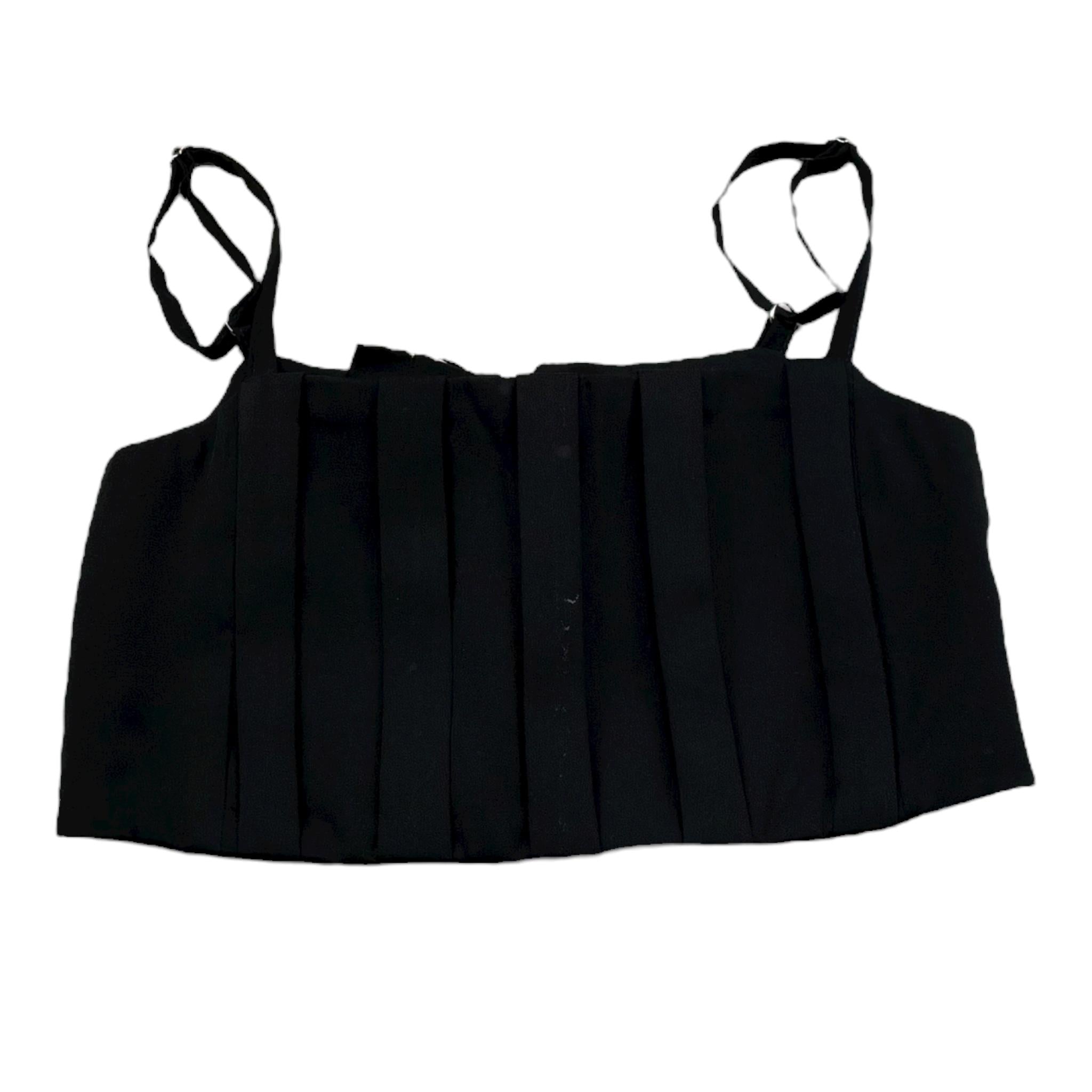 Marc Ellis Top Tinta Unita Bretelline per Bambina JMJTP01255 NERO MARC ELLIS 