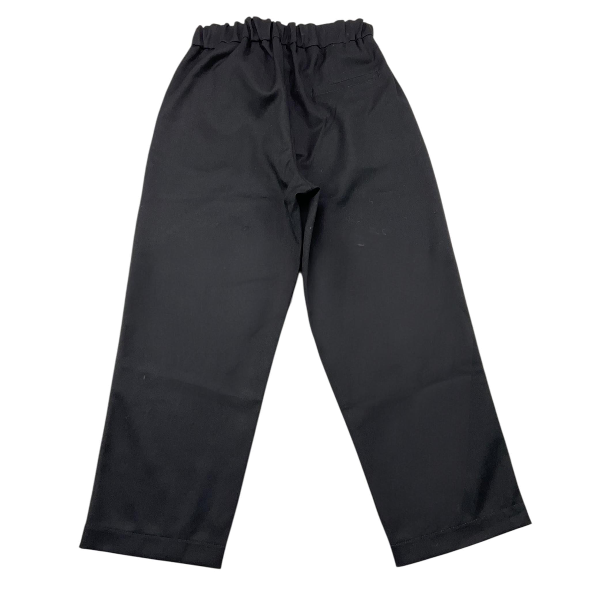 RELISH pantalone tinta unita con bottoni in contrasto Nero per Bambina RGA23070 NERO RELISH 