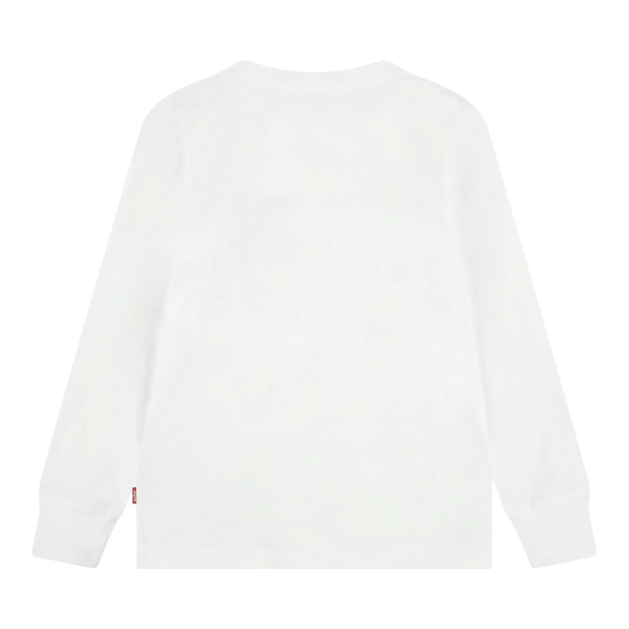 Levi'S Shirt Tinta Unita con Stampa per Neonato 6E8646X BIANCO LEVI'S 