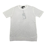 Numbers T-Shirt Girocollo In Filo Tinta Unita per Bambino FIL07 BIANCO NUMBERS 