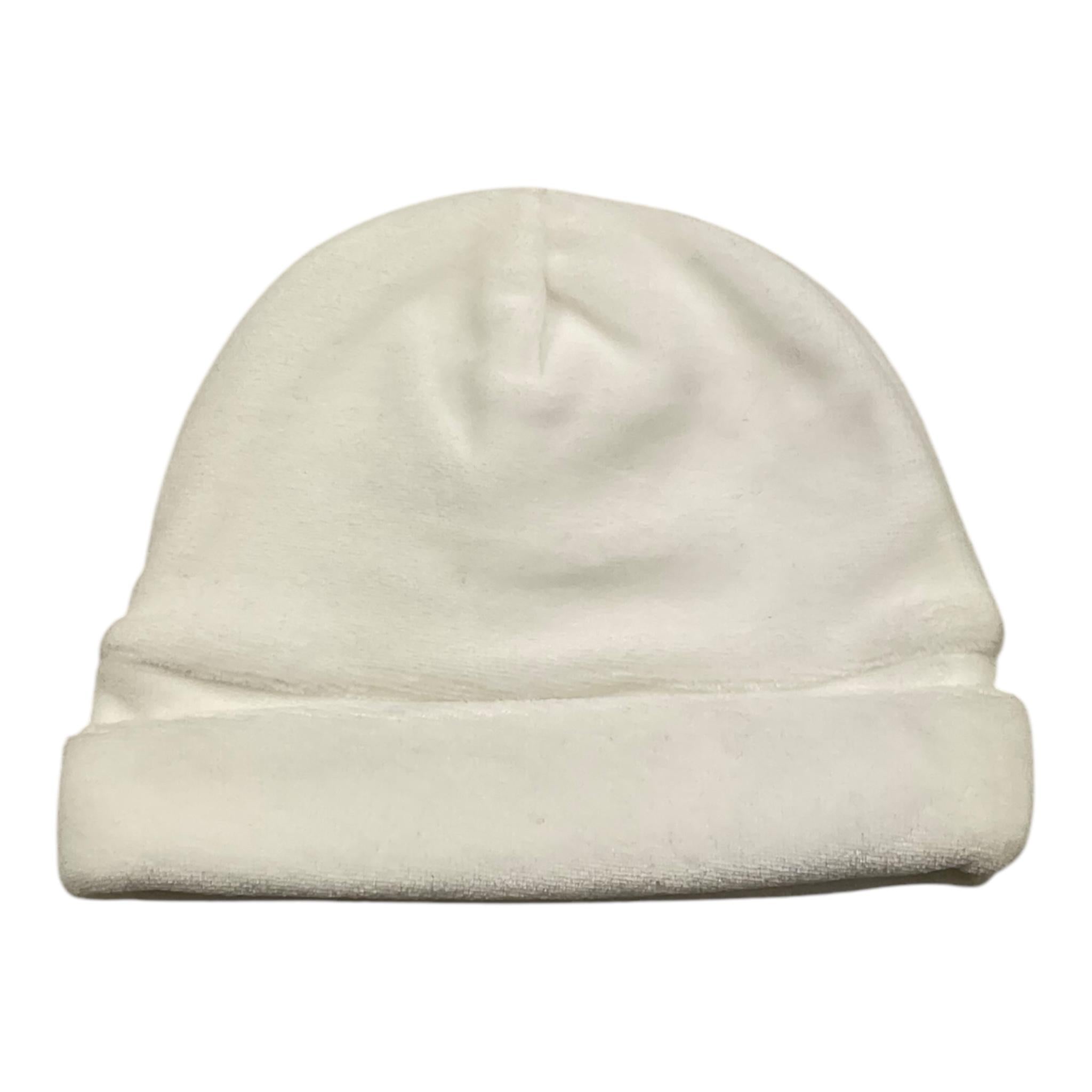 LALALU' cappello tinta unita in ciniglia Panna per Neonato CAL6L PANNA LALALU' 