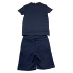 Tommy Hilfiger Completo 2 Pezzi T-Shirt-Bermuda per Bambino KB0KB08829 BLU TOMMY HILFIGER 
