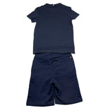 Tommy Hilfiger Completo 2 Pezzi T-Shirt-Bermuda per Bambino KB0KB08829 BLU TOMMY HILFIGER 