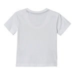Guess T-Shirt Girocollo Tinta Unita con Stampe per Neonato N5RI23K8HM4 BIANCO GUESS 