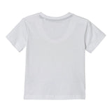 Guess T-Shirt Girocollo Tinta Unita con Stampe per Neonato N5RI23K8HM4 BIANCO GUESS 