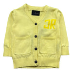 John Richmond Cardigan Tinta Unita con Logo per Neonata RIP26032MA GIALLO JOHN RICHMOND 