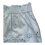 Saint Barth Short Fantasia Quadretti con Elastico In Vita per Bambina MEAVE AZZURRO SAINT BARTH 
