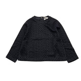 Emporio Armani Shirt Girocollo Logata per Neonato 6DHTDS NERO EMPORIO ARMANI 