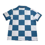 Suns68 Polo Mezza Manica Bicolore con Fantasia per Bambino CPA35329 BIANCO/AZZURRO SUNS68 