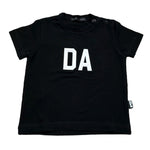 Daniele Alessandrini T-Shirt Girocollo Tinta Unita con Stampa per Neonato 1296M00270 NERO DANIELE ALESSANDRINI 