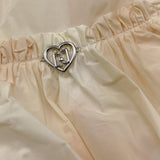 Liu Jo Abito Tinta Unita con Balze per Bambina KA5144J BEIGE LIU JO 