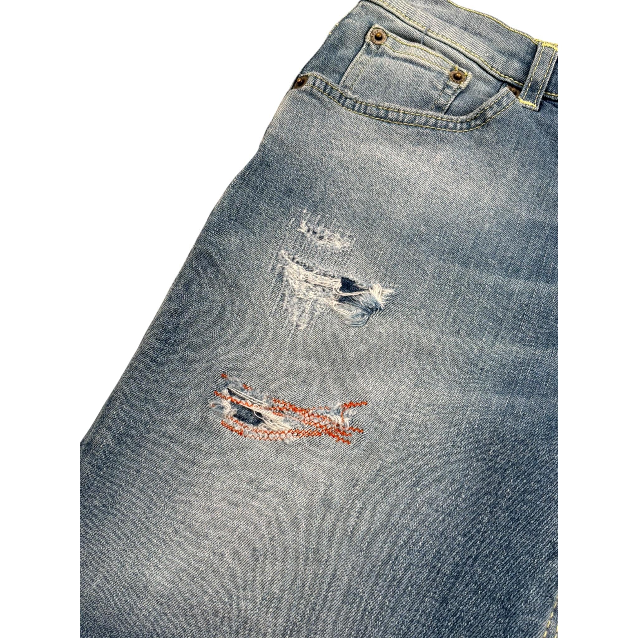 Dondup Bermuda In Denim Tinta Unita per Bambino DMBE30 AZZURRO DONDUP 